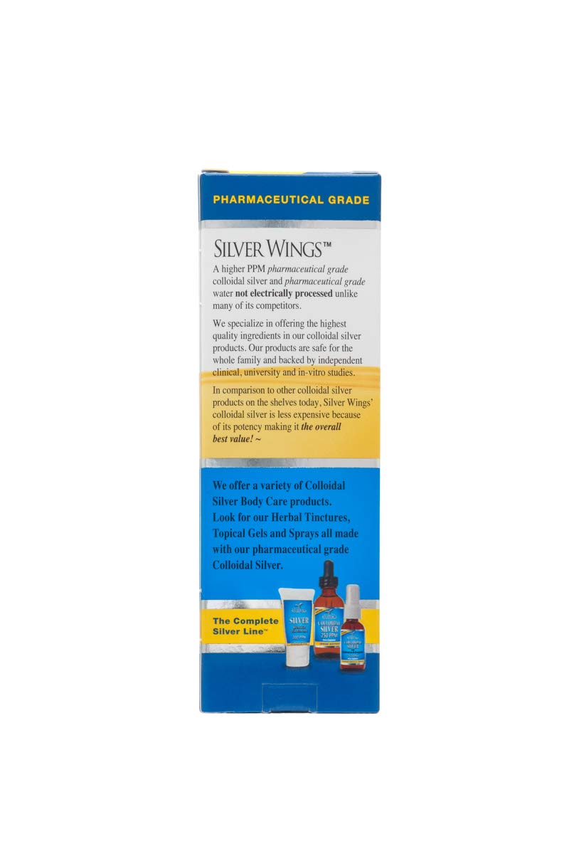 Natural Path Silver Wings Colloidal Silver Mineral 250 PPM, 2oz (CS1A) - NewNest Australia