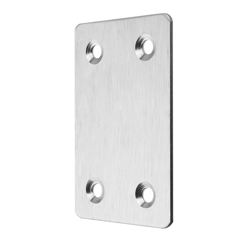 TOPPROS Pack of 20 Flat Metal Straight Brace Bracket 0.06inch Thickness Metal Flat Straight Mending Plates Fixing Corner Brace,2.4inch x 1.5 inch - NewNest Australia