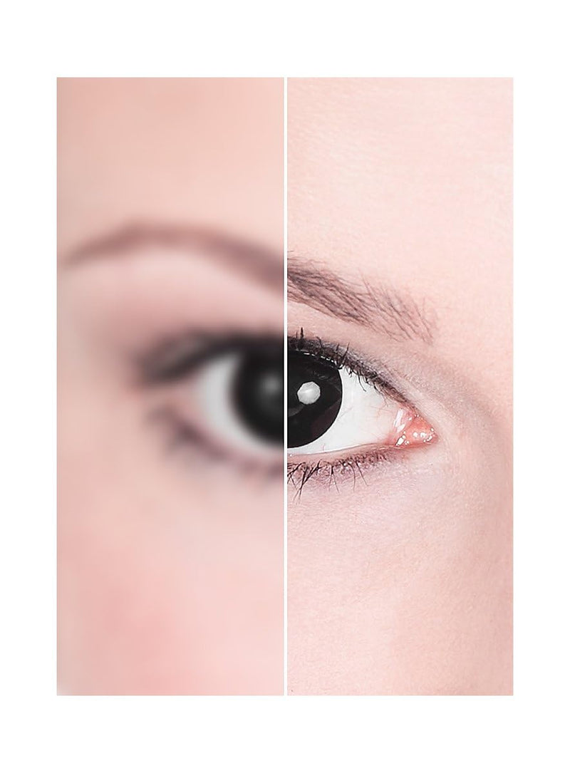 Contact lenses annual lenses - black motif lens with prescription (1 piece) - diopter: -3.0 - ideal for Halloween, carnival & theme party Black -3.0 diopter - NewNest Australia