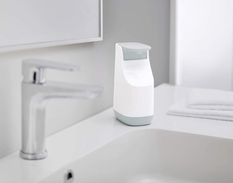 NewNest Australia - Joseph Joseph 70512 Slim Compact Soap Dispenser with Non-Drip Nozzle, Gray 