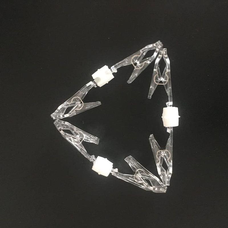 10pcs Clear Sign Clips Plastic Rotatable Double Clip Merchandise Sign Display Mini Clip Tag Holders for Business Cards Price Label Tag - NewNest Australia
