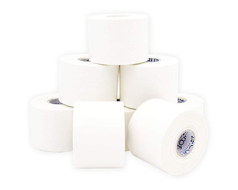 EUROATHLETIC Sports Tape - Strong Adhesive Bandage for Athletes and Medical Trainers, Easy to Tear, No Sticky Residue, Ideal for Lacrosse, Hockey, Climbers and Boxing - 1 ½ in x 11 yds 1 1/2 in x 11 yds - NewNest Australia