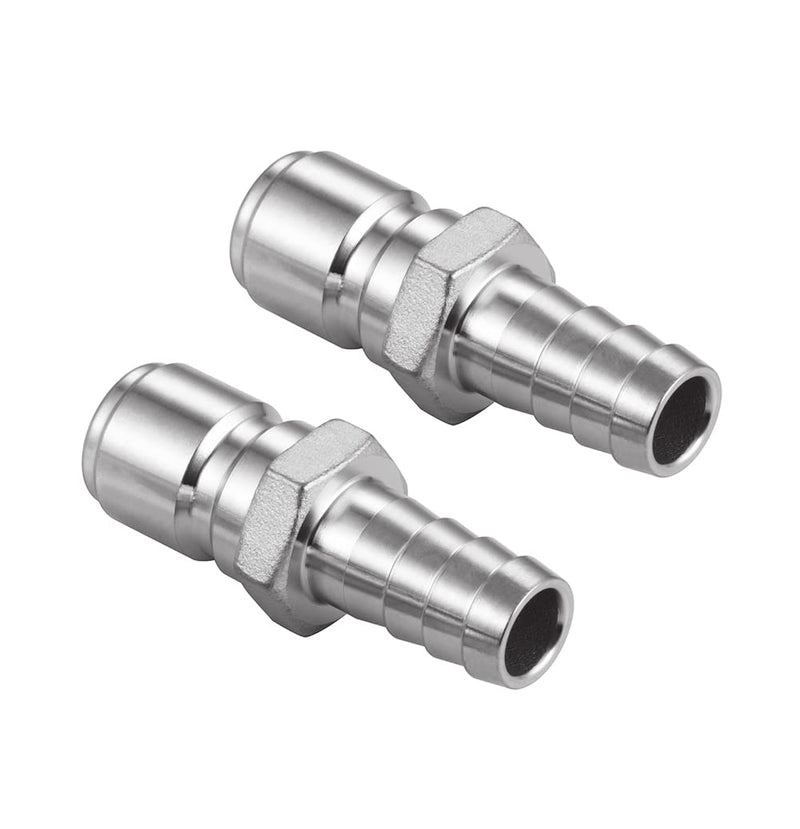 Stainless Steel Homebrew Fitting,1/2" Barb Male Quick Disconnect,Homebrewing Quick Connector.2 Pack - NewNest Australia