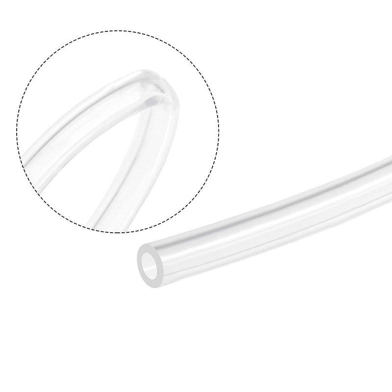 uxcell Clear Silicone Tubing, 3/16"(4.8mm) ID 5/16"(8mm) OD 5ft, Flexible Silicone Tube Water Hose for Pump Transfer - NewNest Australia