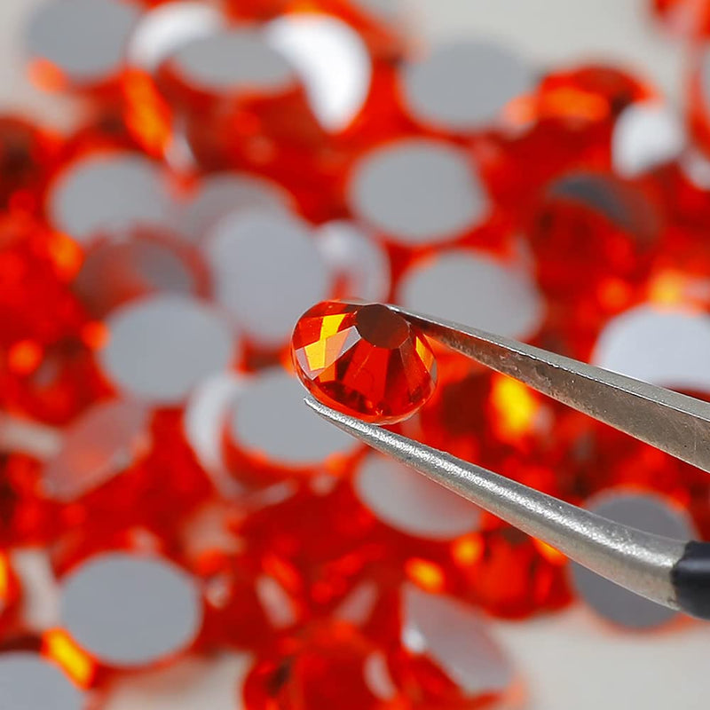 Yantuo ss 10 Orange Rhinestones Flat Back,2880 pcs 3 mm Hyacinth Non hotfix Crystal Stone,Bling Glass gems for Nail Art,Heels,Shoes,Makeup,DIY Crafts SS10 - NewNest Australia