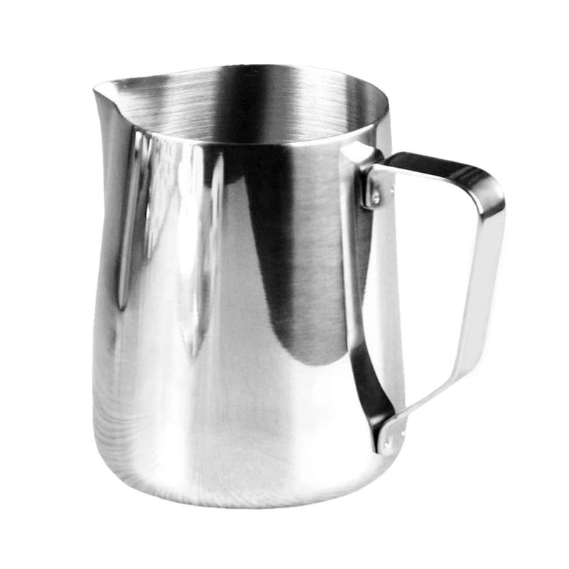 MEW 12 oz Espresso Steaming Pitcher, Stainless Steel Milk Frothing Pitcher, Espresso Art Milk Pitcher Jug Cup Decorating for Coffee Cappuccino Latte (350ml) - NewNest Australia