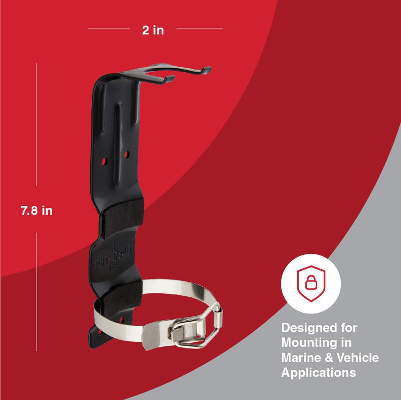 First Alert BRACKET2 Mounting Bracket for 2Lb Fire Extinguishers Febra2, 1 - NewNest Australia