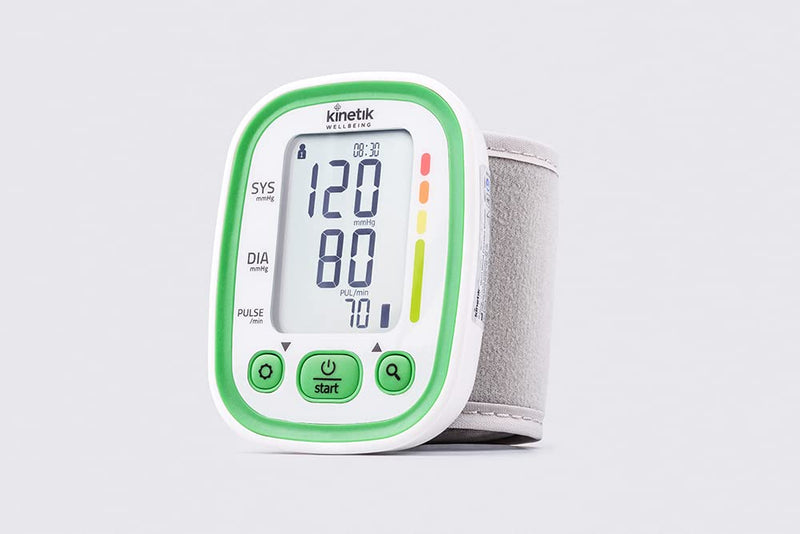 Kinetik Wellbeing Advanced Wrist Blood Pressure Monitor - Used by The NHS – BIHS and ESH Validated – Universal Wrist Cuff (13.5-21.5cm) – in Association with St John Ambulance - NewNest Australia