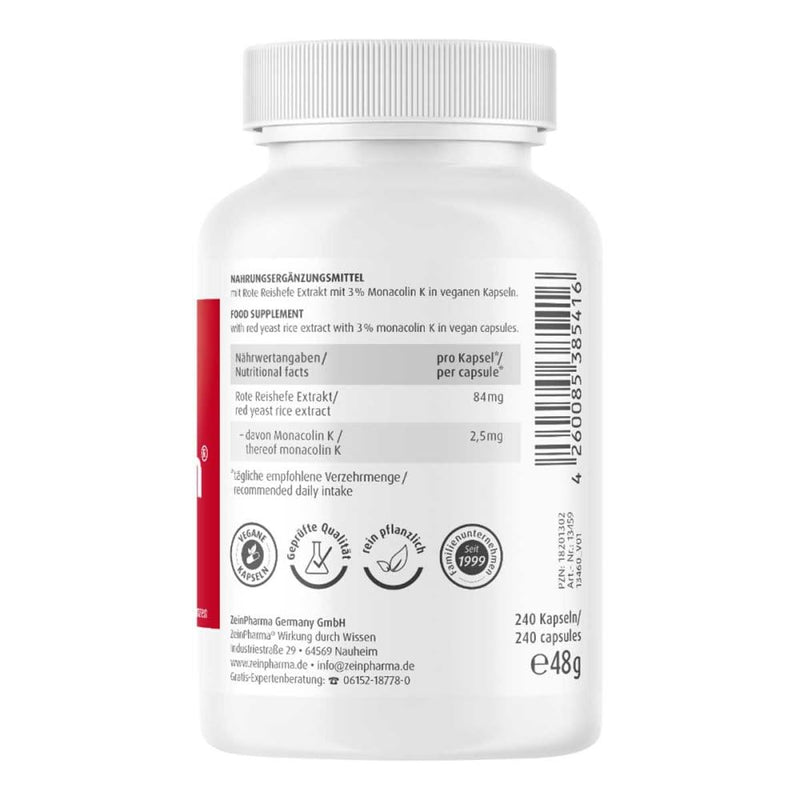 Opticolin K Monacolin 2.5 mg capsules 240 pieces - NewNest Australia