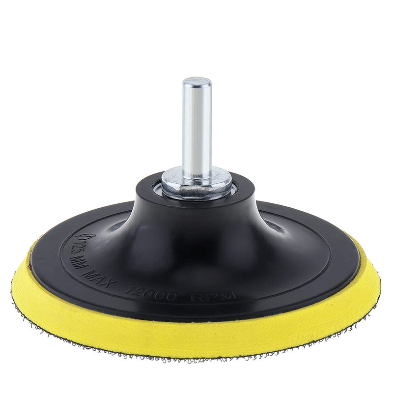 Yakamoz 2Pcs 5 Inch Hook and Loop Backing Pad Sanding Holder Polishing Backer Plate with M14 Thread to 8mm Adapter for Orbital Sander Buffer Polisher - NewNest Australia