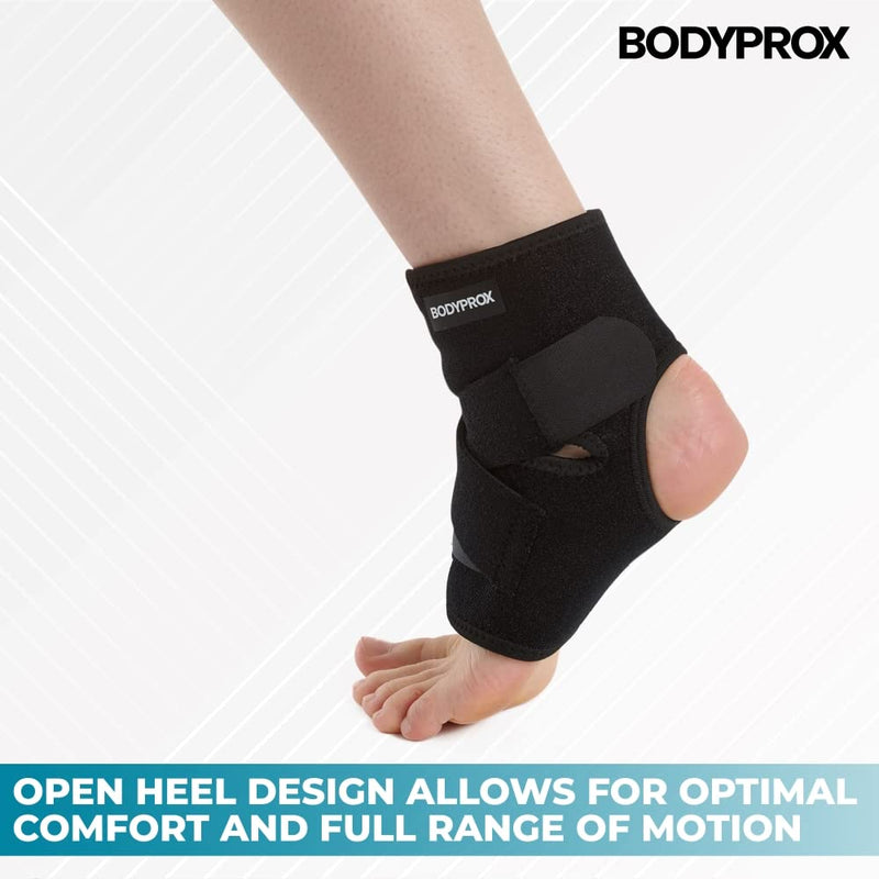 Bodyprox Ankle Brace Breathable Neoprene Sleeve Adjustable Swelling - NewNest Australia