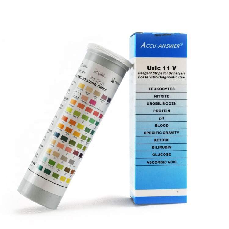 100xUTI Urine Test Strips(11-Parameters),Urinary Tract Infection Strip. Simple,Fast and Accurate.Urinalysis Home Testing Stick Kit for Ketone,pH,Glucose,Nitrite,Leukocytes to Help Monitor Your Health - NewNest Australia