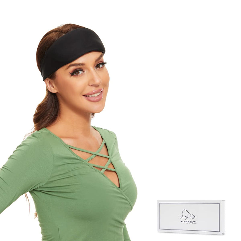 ALASKA BEAR Sleep Mask for Side Sleepers 2022 Headband Design, Cup-Shaped and Extra-Soft, 100 Blackout Eye Mask Shades Cover for Men and Women, Machine Washable, Black - NewNest Australia