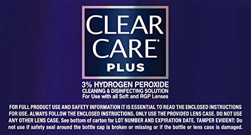 Clear Care Plus Cleaning Solution Travel Pack, No Flavor, 3 Fl Oz 3 Fl Oz (Pack of 1) - NewNest Australia