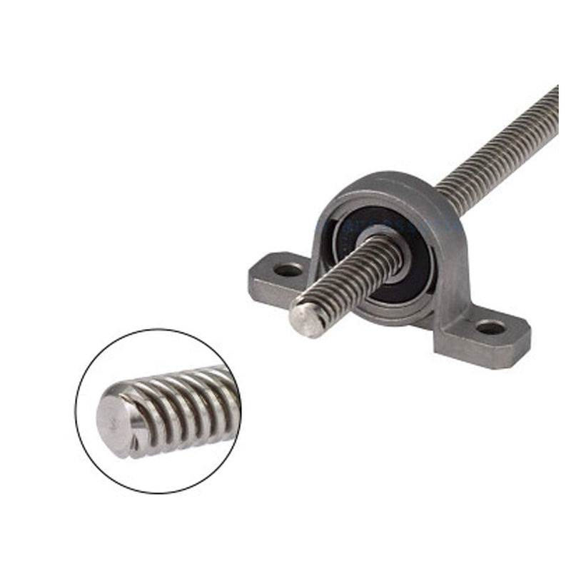 LC LICTOP 8mm Diameter Rod 3D Printer 200mm T8 Lead Screw Nut Set（Lead Screw+Copper Nut +Pillow Bearing Block+Coupler) - NewNest Australia
