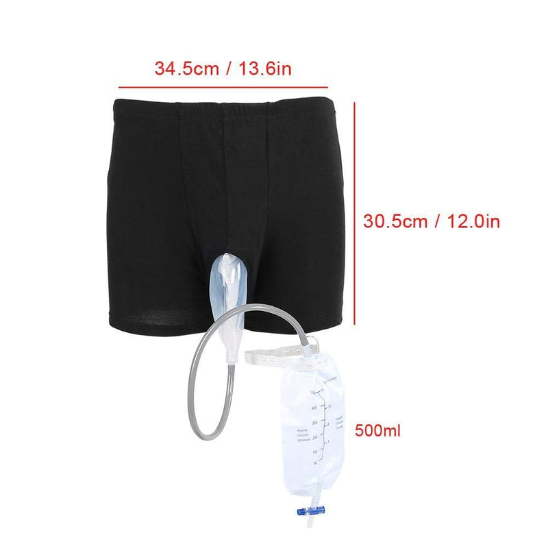 Urine Bag Pants, Urine Collectors, Urine Bag Pants Men's Wearable Incontinence Pants Urinal System With Collection Bag Portable Leak proof Pee Catheter Holder Prevent Embarrassing For The Elderly - NewNest Australia