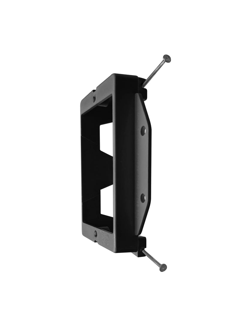 BestMounts - Low Voltage Nail-ON Mounting Bracket 1 Gang Multipurpose New Construction – (10 Pack, Black) - NewNest Australia