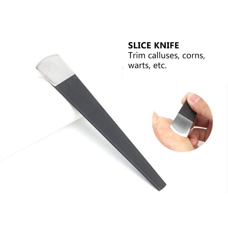 Pedicure Knife Set For Ingrown Toenails, 4-Piece Pedicure File Rasp Foot Callus Remover, Portable Foot Care Kit With Storage Bag, Professional Foot Repair Kit With Sharper - NewNest Australia