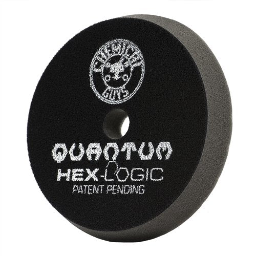 Chemical Guys BUFX116HEX6 Hex-Logic Quantum Finishing Pad, Black (6.5 Inch Pad made for 6 Inch backing plates) - NewNest Australia