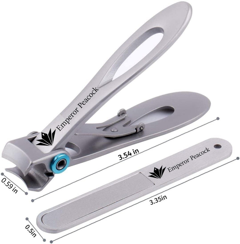 Nail Clippers & File kit Nail Cutter Set Stainless Steel Fingernails Toenails Clippers for Men, Women Sturdy Nail Clipping Kit Strong toenail Clippers for Pets, Kids Nail Clippers - NewNest Australia