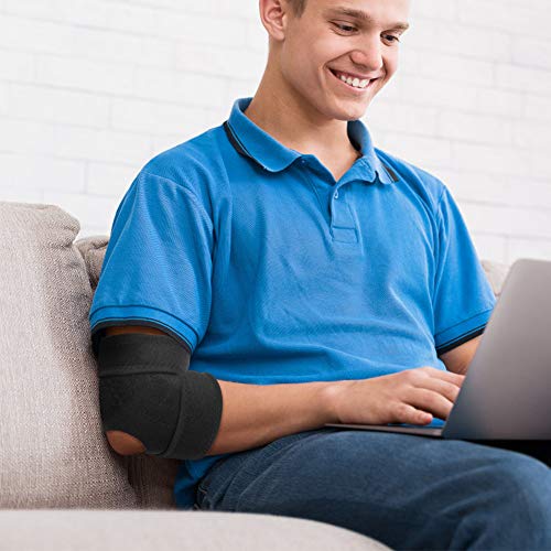 Yosoo Health Gear,Tennis Elbow Bandage With Compression Pad, Elbow Brace, Tennis Elbow Brace, Breathable Elbow Support Strap With Double Spring Stabilizer, Elbow Splint Supports Strong Velcro Straps - NewNest Australia
