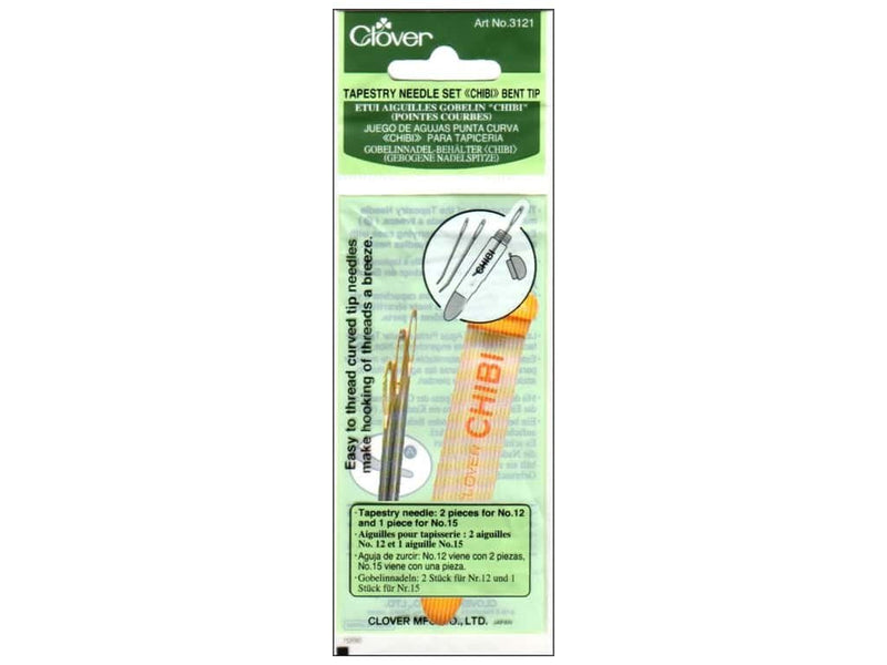 Clover 3121 Tapestry Needle Set Chibi, Bent Tip , Beige - NewNest Australia