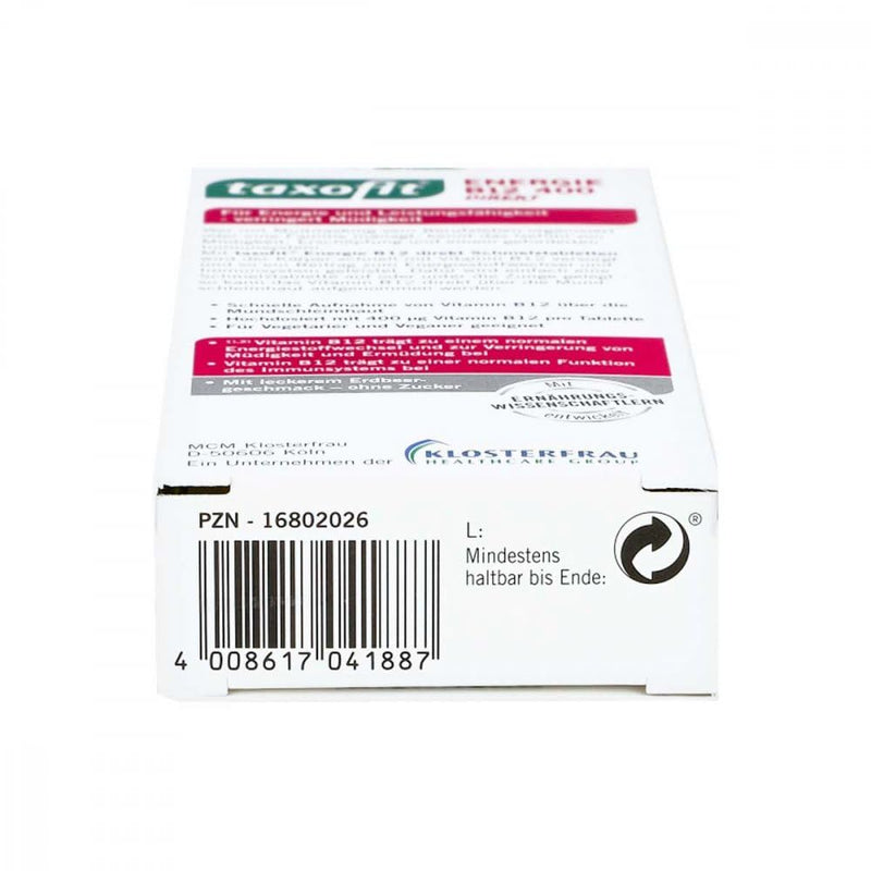 Taxofit Energy B12 400 direct 30 pieces - NewNest Australia