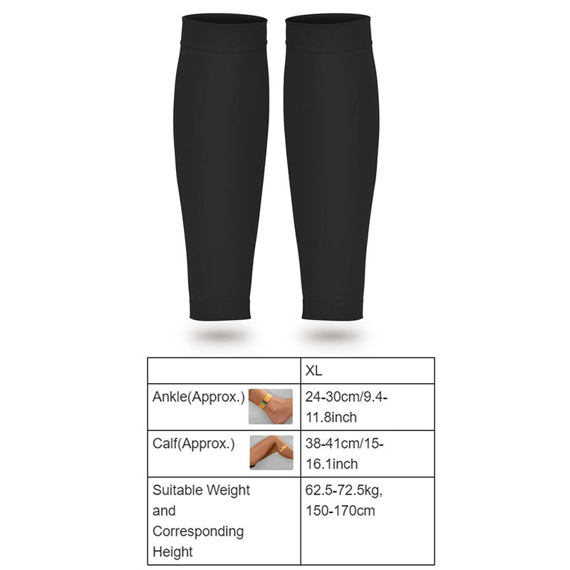 Calf Compression Stockings, Varicose Veins Medical Thrombosis Stockings Protection With 20-30 Mmhg Class 2 Gradient Compression For Men And Women, Ultralight, Varicose Veins, Black, Xl - NewNest Australia