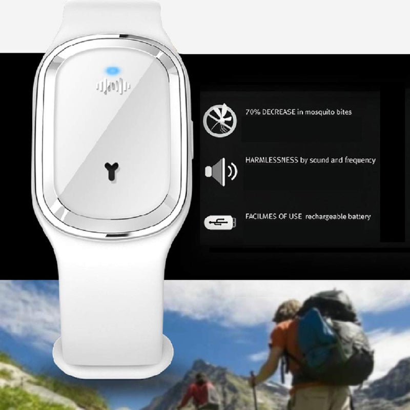 N3 ZELEK Mosquito Repellent Bracelet Mosquito Bands NEWEST CHIP Insect Repellent Bands Ultrasonic Pest Repeller Wrist Band Pest Control Repellent Bracelet Anti Mosquito Wristband Smart Insect Watch Black - NewNest Australia