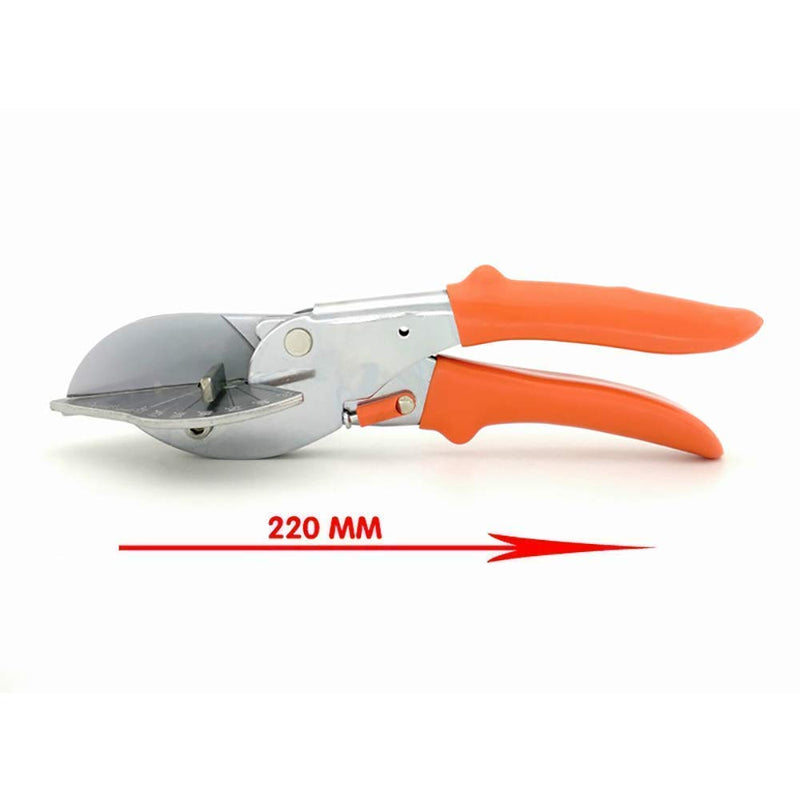 Multi Angle Miter Shear Cutter, 45-135 Degree Adjustable Angle Scissors Trim Shears Hand Tools for Cutting Soft Wood, Plastic, PVC and Other - NewNest Australia
