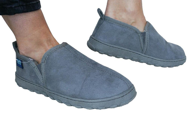 Women’s Slippers with Arch Support Orthotic Insoles Faux Fur Lined Warm Cosy & Comfortable Relieve The Pain from Plantar Fasciitis for Indoor Use Non Slip Sole - Grey (5 UK) 5 UK - NewNest Australia