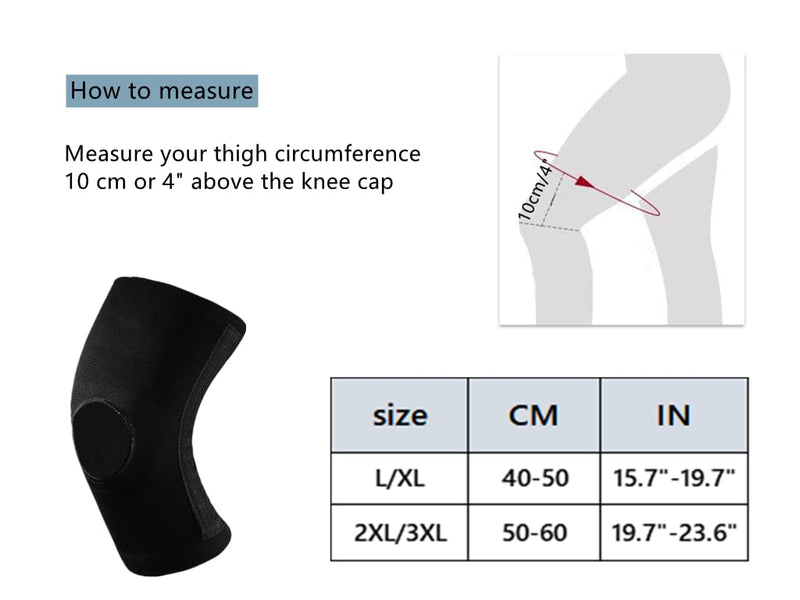Solo Actfit Knee Support Compressions, Orthopedic Knee Support With Side Stabilizers, Breathable Knee Support For Sports Football Volleyball Crossfit Knee Pain Arthritis (One Pair, L/Xl) - NewNest Australia