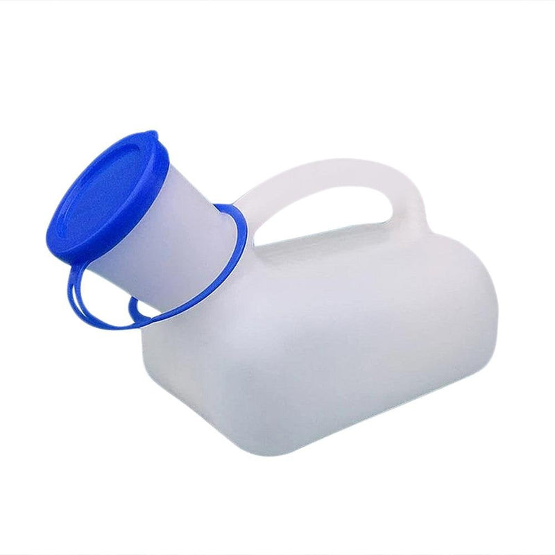 Urine Bottle for Men and Women, 1000 ml Portable Emergency Urinal Toilet with Carry Handle for Travel, Camping, Outdoor, Car Travel, Mobile Toilet for Men/Women/Children - NewNest Australia