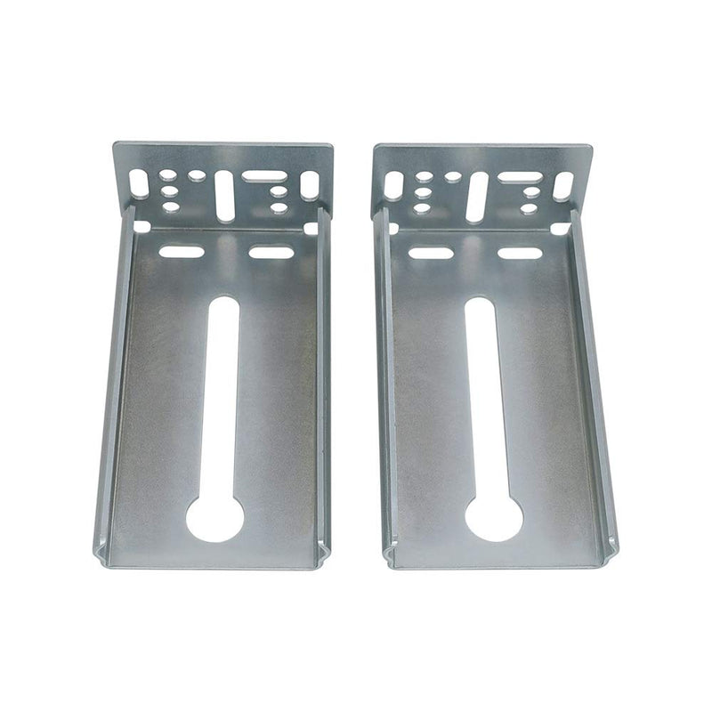 2 Pairs Rear Mounting Brackets for Drawer Slide Dresser Drawer Guides - LONTAN B4502 Cabinet Drawer Bracket Replacement Drawer Track Guide for 1.77 inch(45mm) Width Furniture Gilde 2 Pairs Rear Mount Brackets - NewNest Australia