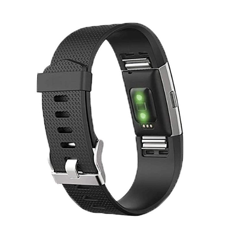 Replacement Bands for Fitbit Charge 2, Silicone Adjustable Classic Bands for Fitbit Charge 2,Women Men Black Large - NewNest Australia