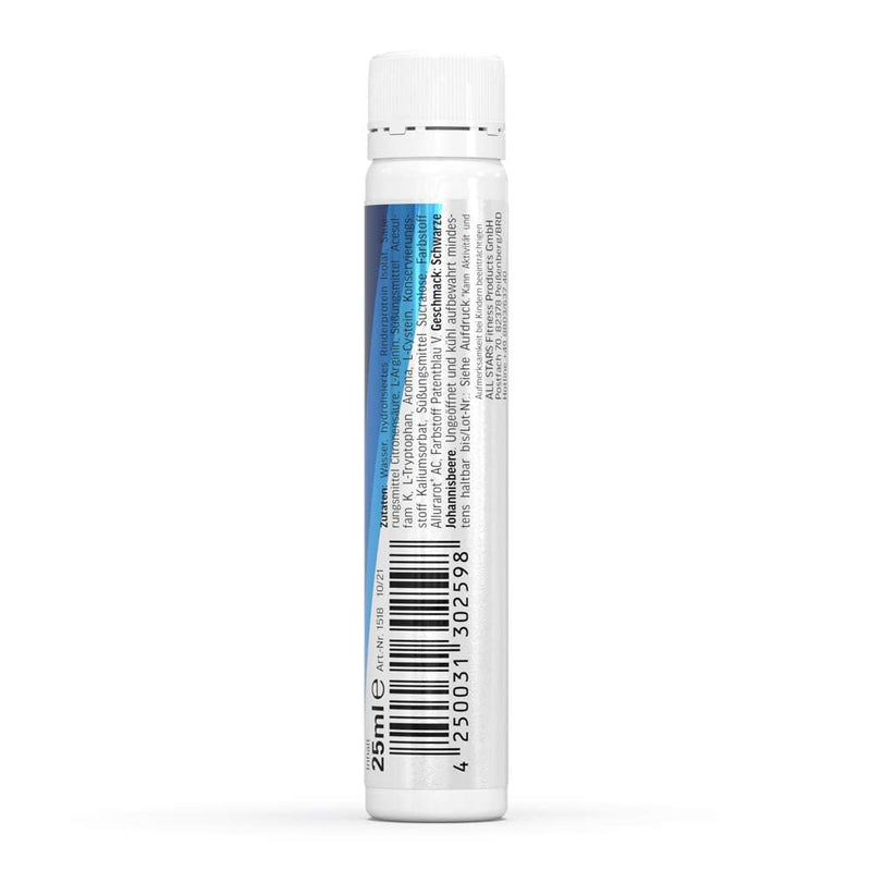 All Stars Amino Liquid 18 X 25 Ml Black Currant I Amino Acids Liquid & High Dosage I Drink With Bcaa + Glutamine + L-Arginine I Syrup For Mixing With Water I Liquid Supplement, Sugar-Free - NewNest Australia
