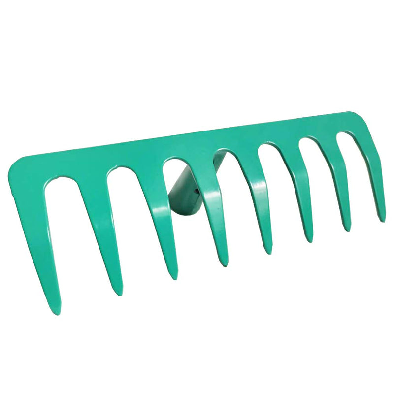 8 Teeth Mini Garden Rake Replacement Head for Kids Hard Metal Hand Rake Head Only NO Handle - NewNest Australia