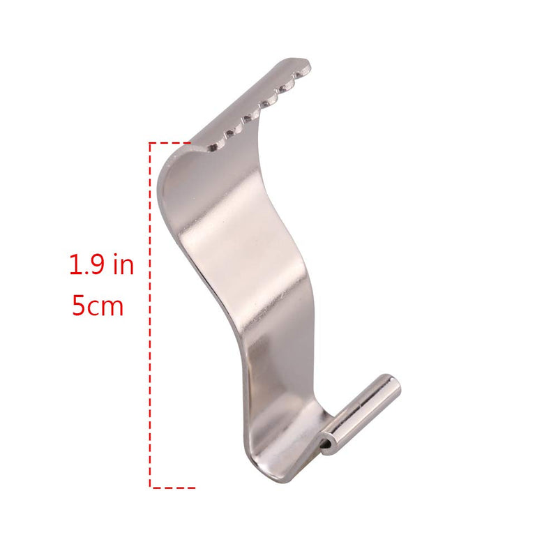 NewNest Australia - YES Time 20 Piece No Hole Heavy Duty Hanger Vinyl Siding Hooks Jagged Design to Increase Grip 