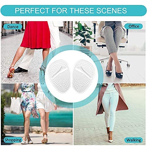 Ball of Foot Cushion,Doact Gel Insoles for women and Men Metatarsal Pad for Forefoot Party Feet Morton Foot Support Pain Relief Self-Sticking Wear in a SandalHigh Heel Boot Shoes 2 Pair - NewNest Australia