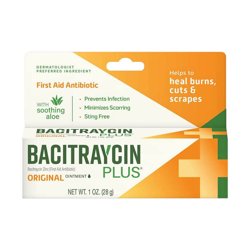 Bacitraycin Plus First Aid Antibiotic, Original, with Moisturizing Aloe, 1 oz. 1 Ounce (Pack of 1) - NewNest Australia