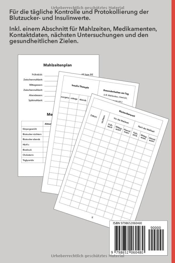 Diabetes Diary - Annual Booklet For Checking Blood Sugar And Insulin Levels: Blood Sugar Pass For Diabetics In A Practical Paperback Format | ... And Measuring Blood Sugar Levels Paperback, June 7, 2020 - NewNest Australia