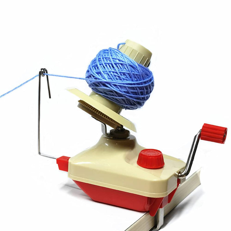 RRigo Yarn Ball Winder Easy to Set Up and Use - Hand Operated Yarn Ball Winder 3.5 Ounce Capacity + 1PCS Adjustable Knitting Loop Crochet + 1PCS Crochet + 1PCS Scissors - NewNest Australia
