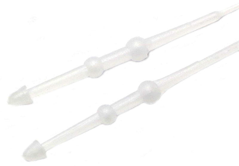 RuiLing 1000pcs 3 Inch 8CM White Snap Lock Pins Security Loop Price Tag Fastener Plastic Tag Ties for Craft Shows - NewNest Australia