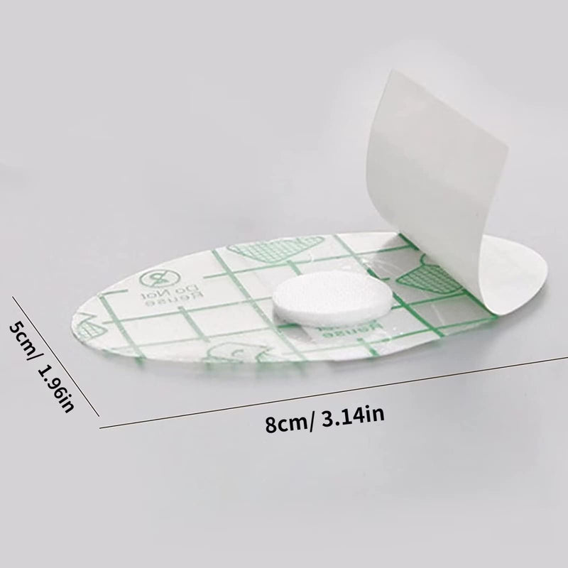 Runrayay Pack Of 100 Ultra Thin Transparent Ear Covers For Showers, Wear Protection Shoe Stickers, Heel Bubble Protection, Disposable Ear Protection, Waterproof For Swimming, Bathing And Others - NewNest Australia