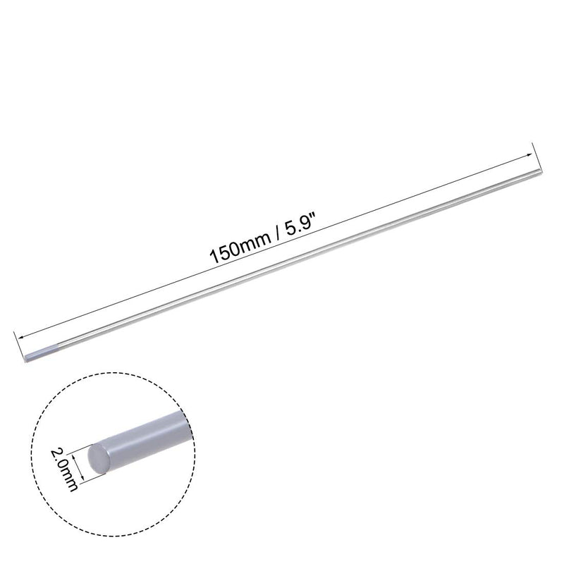 uxcell TIG Welding Tungsten Electrodes 2% Ceriated 5/64 inches x 5.9 inches Grey WC20 10pcs - NewNest Australia