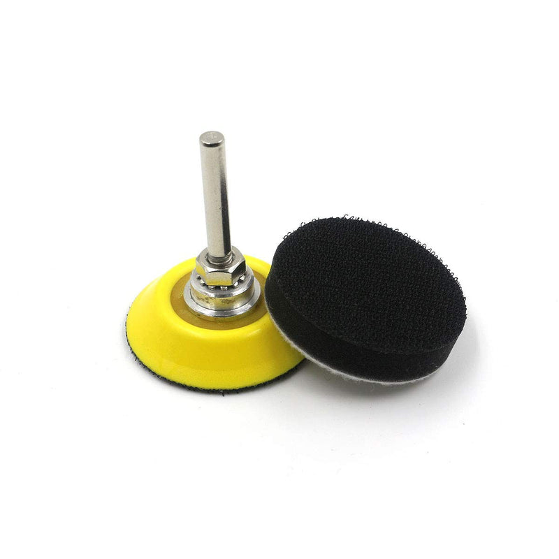 Sanding Discs Pad Kit-2 Inch(50mm) Hook and Loop Sanding Pad for Sanding Discs with 1/4 inch Shank Drill Attachment and Soft Foam Buffering Pad,6 Packs 2 inch Sanding Pad - NewNest Australia