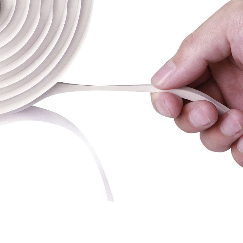 EADOT Self Adhesive Tape for Toilet Caulk Tape Self Adhesive Caulk Strip Rubber Seal Strip for Toilet Bowl Install, Toilet Adhesive Tape, Wash Basin Adhesive Kitchen Sink Rubber Caulk Strip White - NewNest Australia