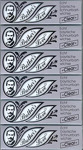 Rufin Brother`s Love beard wax, 6x10 ml clear, economy pack - NewNest Australia