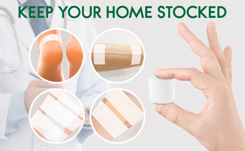 Micropore Surgical Tape 1.25cm x 9.1m (3 Rolls) | Micropore Tape | Earring Tape |Medical Tape for Skin, Dressings and Face | First Aid Tape Suitable for Sensitive Skin - NewNest Australia