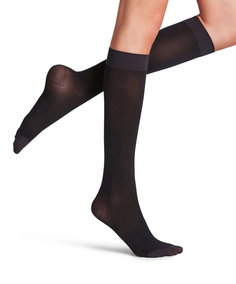Falke Lufthansa Travel & Comfort Women'S Energize 50 Den Knee Socks Semi-Opaque Compression Pressure-Free Comfort Waistband Long Trips Sitting Better Blood Circulation Fine Soft Material 1 Pair - NewNest Australia